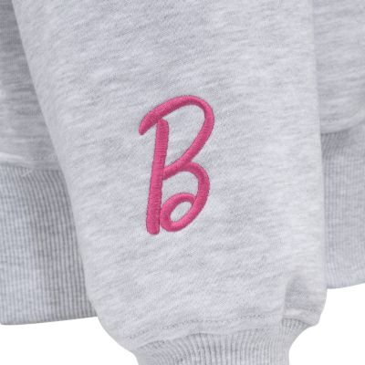 Barbie x CCM&nbsp;Grey&nbsp;Embroidered&nbsp;Hoodie Adult