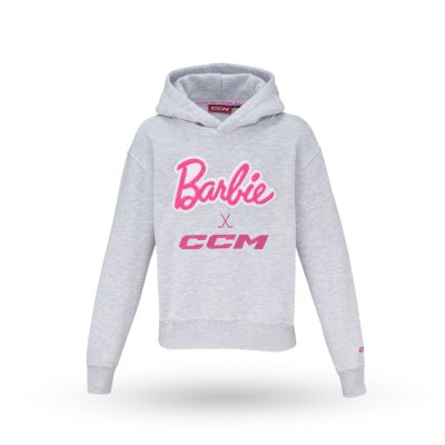 Barbie&trade; x CCM Gr&aring; brodert hettegenser barn