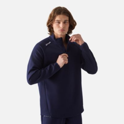 Team Tröja 1/4 ZIP Crew Adult