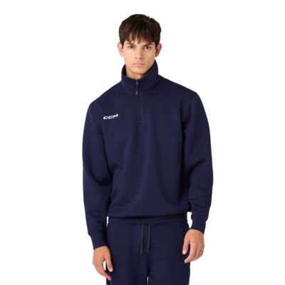 Premium Tech Fleece Quarter-Zip Hoodie Adult