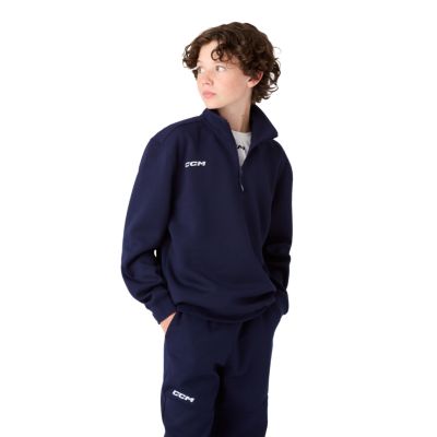 Premium Tech Fleece Quarter-Zip Hoodie Youth