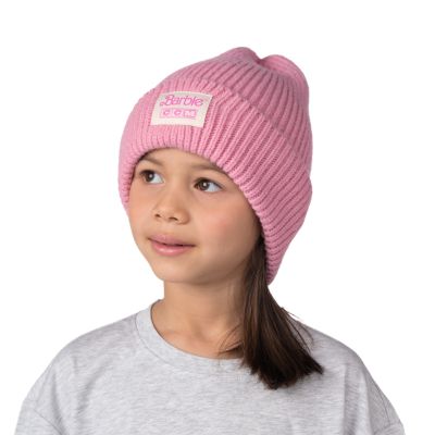 Tuque &agrave; revers rose Jeunesse Barbie x CCM