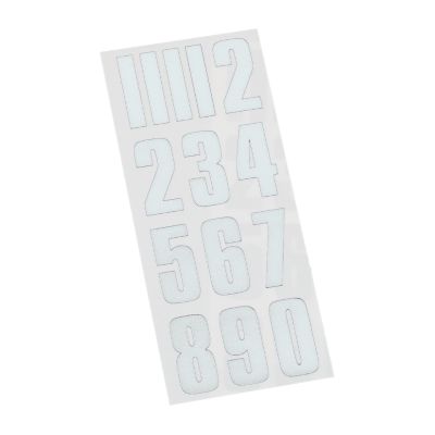 Helmet Number Stickers