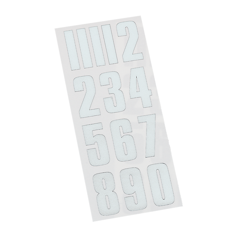 Helmet Number Stickers