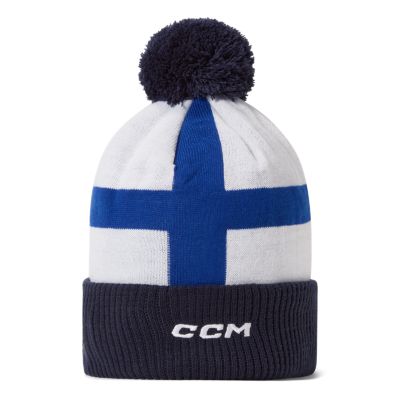 Finland Flag Pom Knit