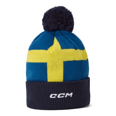 Sweden Flag Pom Knit