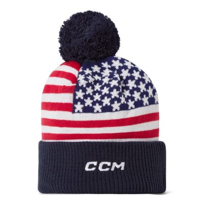 Country Flag Pom Knit USA OSFA