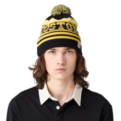 Original Teams Boston Pom Knit Beanie Adult