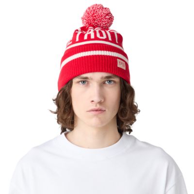 Original Teams Detroit Pom Knit Beanie Adult