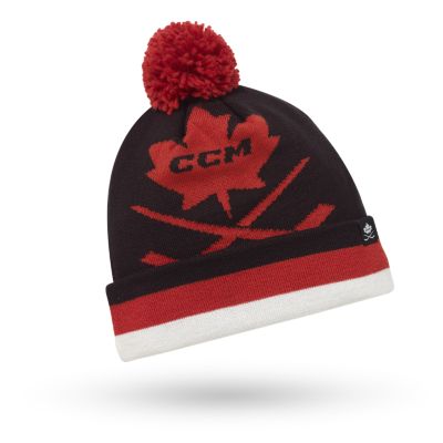 CCM Holiday Pom Knit Hat Adult Adults Hats and Tuques