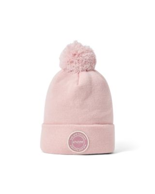 We are Hockey Pom Knit Beanie Lue