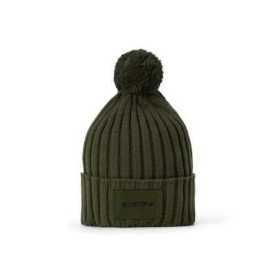 Tuque d&eacute;contract&eacute;e &agrave; pompon adulte