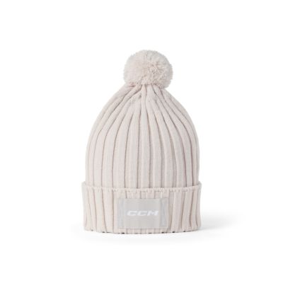 Tuque d&eacute;contract&eacute;e &agrave; pompon adulte