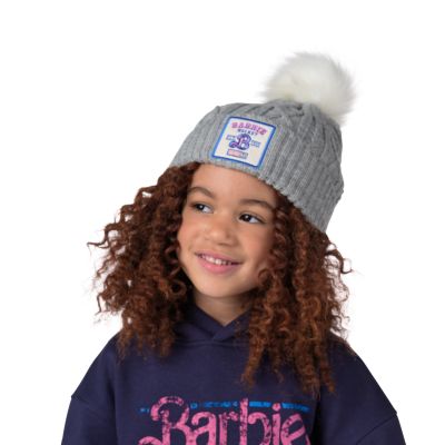 Tuque &agrave; pompon grise Jeunesse Barbie x CCM