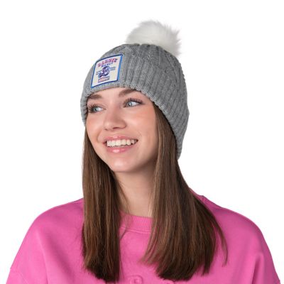 Tuque &agrave; pompon grise Adulte Barbie x CCM