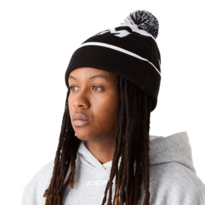 Essential Pom Knit Polar Fleece Hat Adult