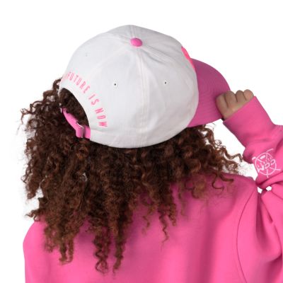 Barbie x CCM&nbsp;White&nbsp;Slouch Adjustable Cap Youth