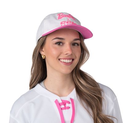Barbie&trade; x CCM Hvit justerbar caps voksen