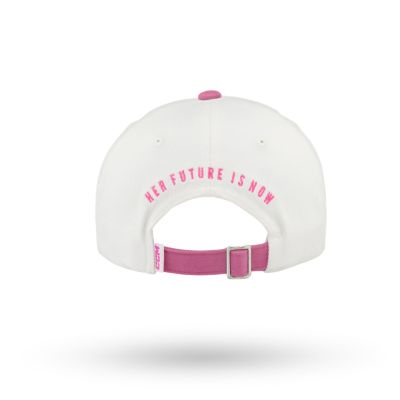 Barbie x CCM&nbsp;White&nbsp;Slouch Adjustable Cap Youth
