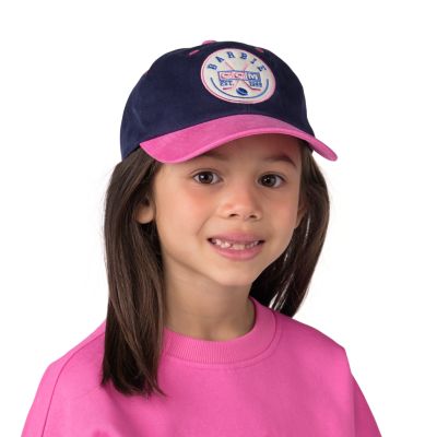 Casquette d&eacute;contract&eacute;e marine Jeunesse Barbie x CCM