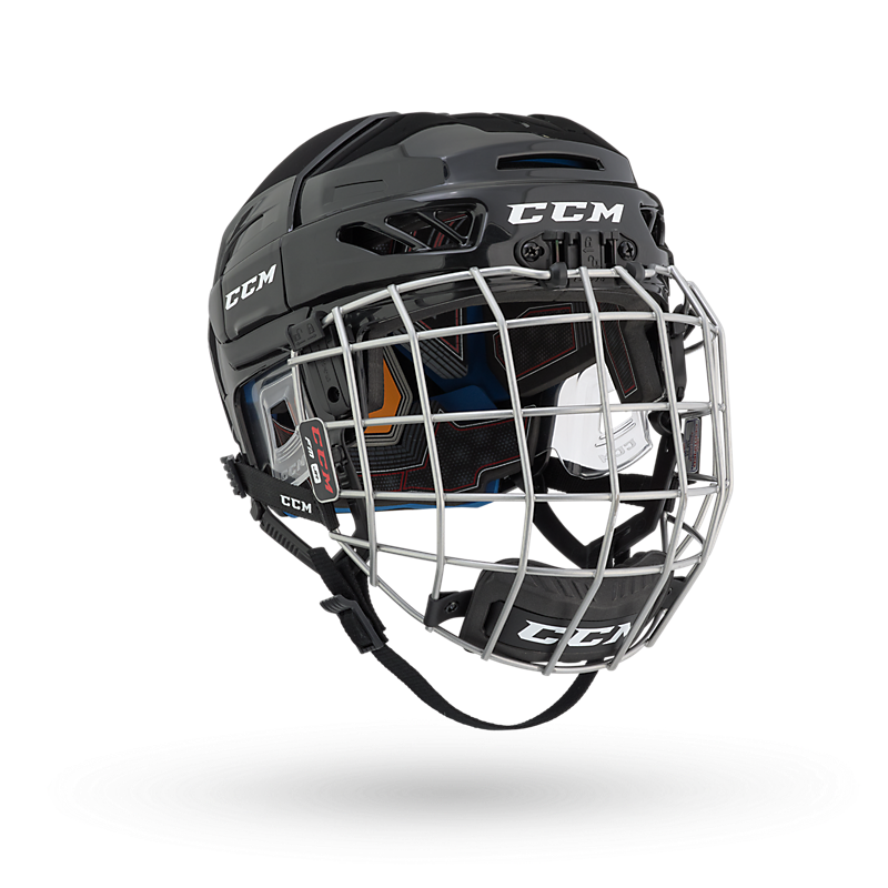 CCM FL3DS Hockey Helmet Combo White Junior HTFJRC 