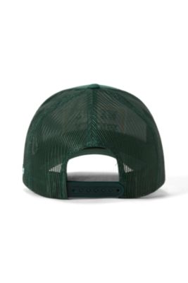 Casquette camionneur &agrave; filet ray&eacute;e adulte