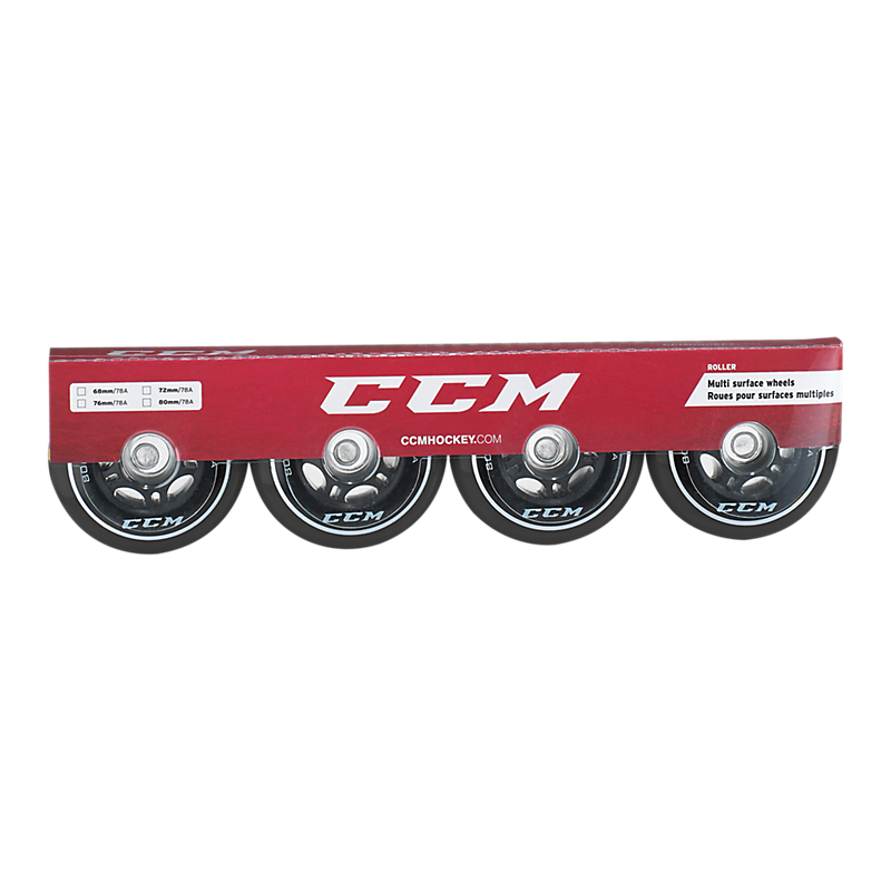 Roller Hockey Skate Replacement Wheels 4-Pack