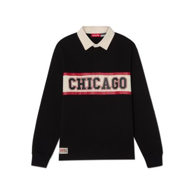 Original Teams Chicago Kauluksellinen pitk&auml;hihainen paita