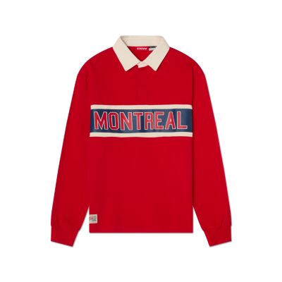 Original Teams Montreal Long Sleeve Polo Adult