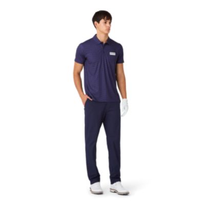 Polo de golf imprim&eacute; adulte