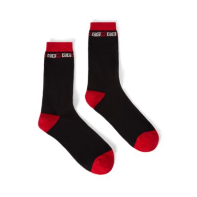 Holiday Black Socks Adult