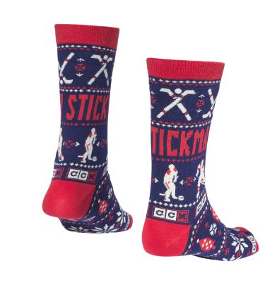 Holiday Navy Socks Adult