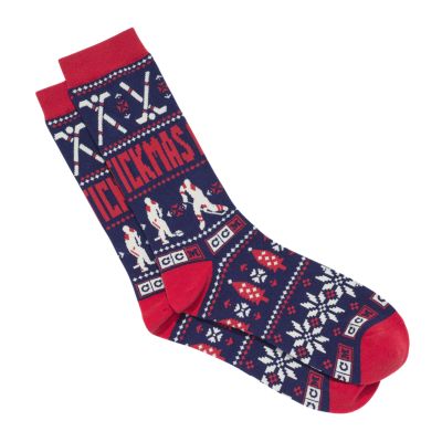 Holiday Navy Socks Adult