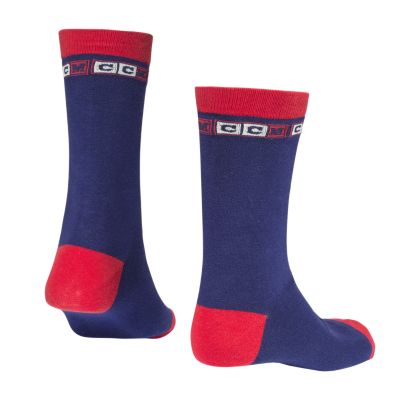 Holiday Navy Socks Adult