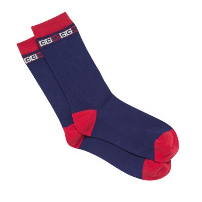 Holiday Navy Socks Adult
