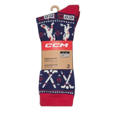 Holiday Navy Socks Adult