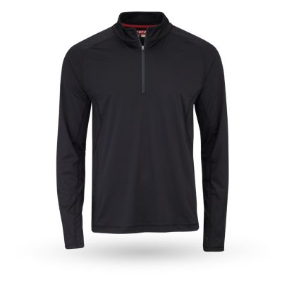 [COSYHARU公式] Muscle Fit Half-Zip Short Sleeve Tee UNWIIND™ Athlounge® COMFII™ Seamless Short Sleeve Quarter