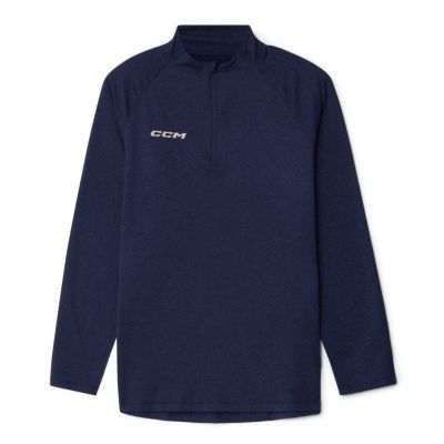 Thermal long sleeve quarter zip adult