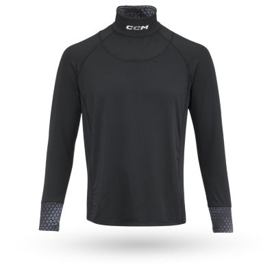 MENS NECK GUARD LONG-SLEEVE TOP CUT PROTECTION BASELAYER
