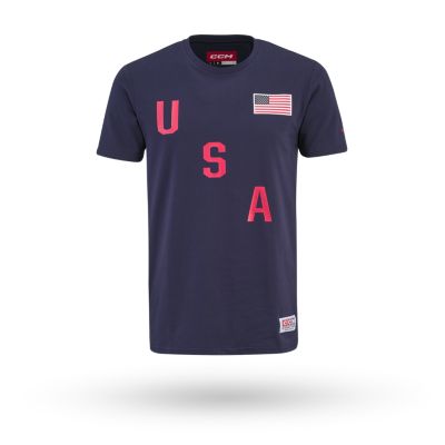 SS TEE DIAGONAL USA