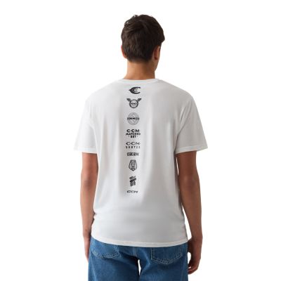 125e Anniversaire T-shirt CCM logos &agrave; manches courtes adulte