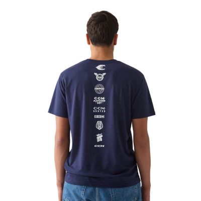 125 Years CCM Logos Short Sleeve Tee Adult