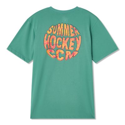 Summer Vibe T-shirt Aquagr&oslash;n til voksne