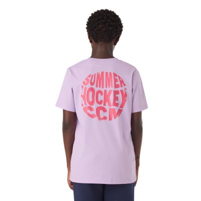 Summer Vibe T-shirt Lilla til unge