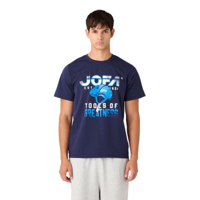 T-shirt &agrave; manches courtes JOFA bleu marine
