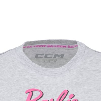 Barbie x CCM&nbsp;Grey&nbsp;Short Sleeve T-Shirt Youth