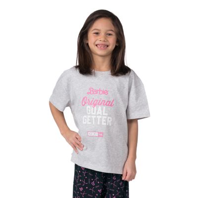 T‑shirt &agrave; manches courtes goal getter gris jeunesse Barbie x CCM