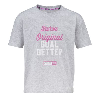 Barbie&trade; x CCM Harmaa T-paita Goal Getter, lasten