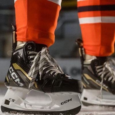 CCM Tacks AS-V Pro Senior Ice Hockey Skates With Step Blacksteel Runner