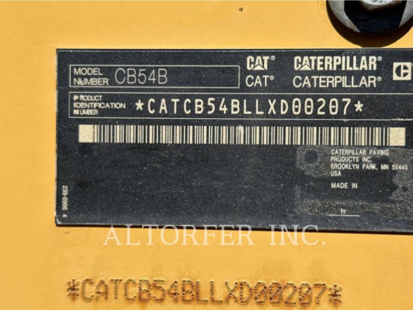 2014 CAT CB54B &#8211; #10115897
